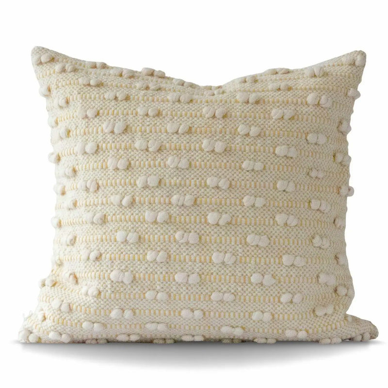 18" x 18" Yellow/Ivory Pillow Cover Only