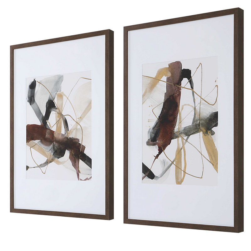 Burgundy Interjection framed art prints