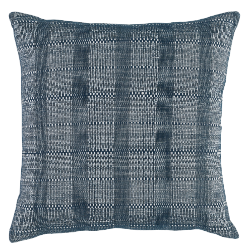 22" x 22" Blue Stripe Pillow Cover Only